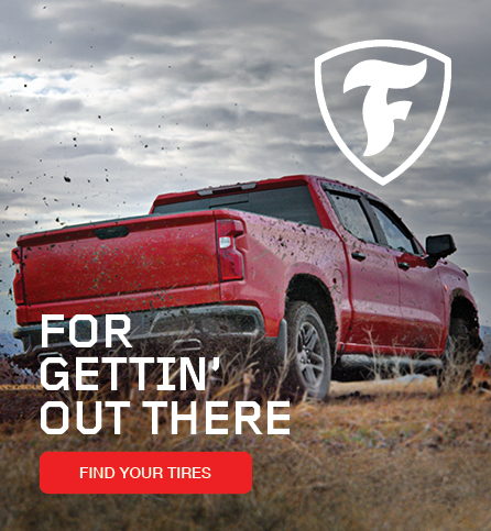 Firestone. For Gettin' out there. Find your tires.
